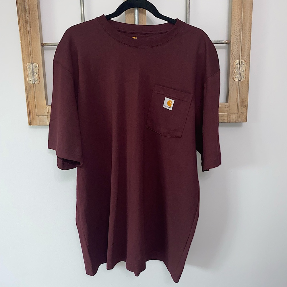 Carhartt maroon Men’s T-shirt